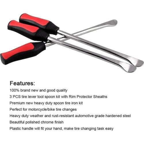 2019 Tire Spoons Lever Iron Tool Kit Motorcycle Bike Professional Tire Change Kit with Bag Durable CSL88