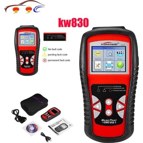 2019 KONNWEI Diagnostic Code Reader Kw 830 Car Fault Auto Scanner Tool KW830 OBDII/EOBD Car detector Automotive Tool