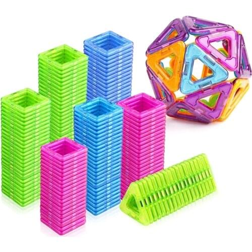 52pcs/set Mini Magnetic Blocks Educational Construction Models Building Toy ABS Magnet Designer Kids Magnets magnetic toys