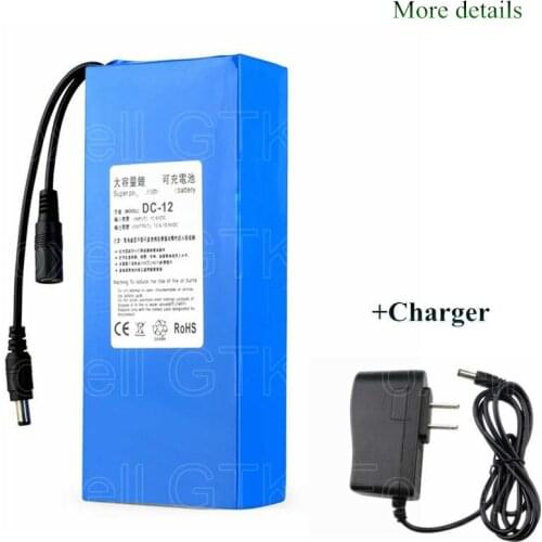LTO 24v 4500mAh battery pack 10S3p 18650 Lithium titanate 5Ah for DC 24v plug power supply led lights small motor + 2A Charger