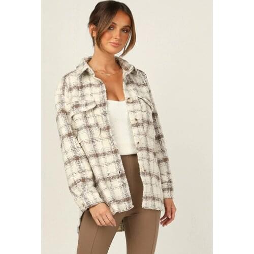 Ardm Women's Plaid Coats