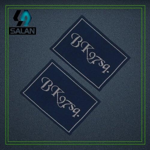 Free Shipping Customized Woven labels custom Garment Shirt Shoes Bags sewing tags fabric Clothing Labels Embroidered Tag