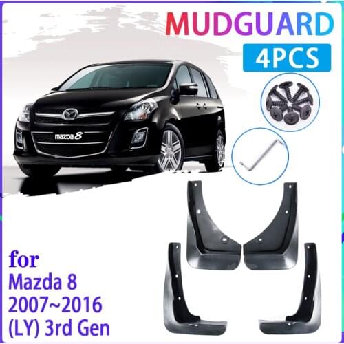 Car Mud Flaps for for Mazda 8 LY 2007~2016 2008 2009 2010 2011 2012 2013 Mudguard Splash Guards Fender Mudflaps Auto Accessories