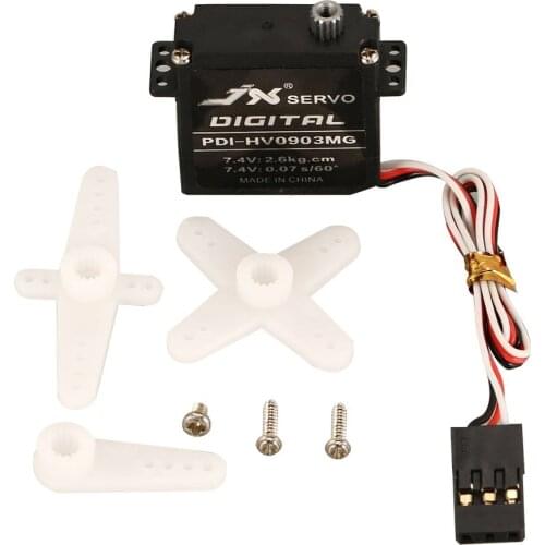 RC Drone JX PDI-HV0903MG Mini Steering Torque Digital Metal Gear Core Servo for RC Fixed Wing Airplane Plane Drone
