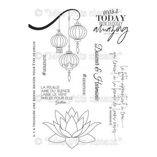 French Clear Stamp for Scrapbooking Transparent Silicone Rubber DIY Photo Album Decor 0649