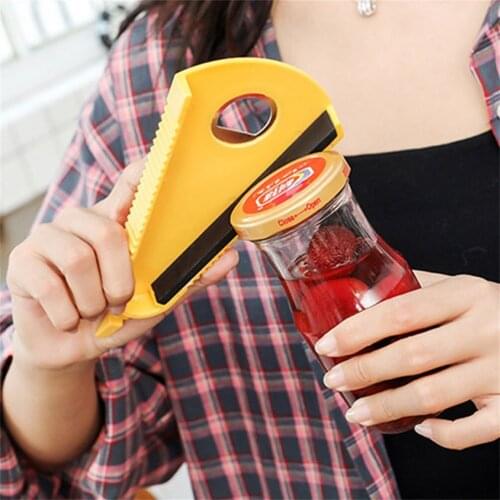 Kitchen Manual Can Opener Bottle Can Jar Opener Multifunctional Save Labor Kitchen Tools Twist-Off Bottle Opener #30