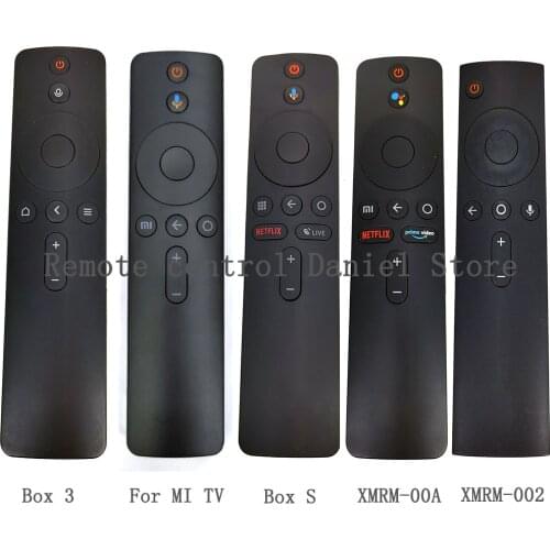 New For Xiaomi Mi TV, Box S, BOX 3, MI TV 4X Voice Bluetooth Remote Control with Google Assistant Fernbedienung