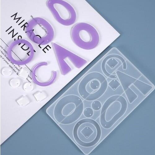 Multi Shaped Handmade DIY Jewelry Earrings Pendant Making Silicone Mold Accessories