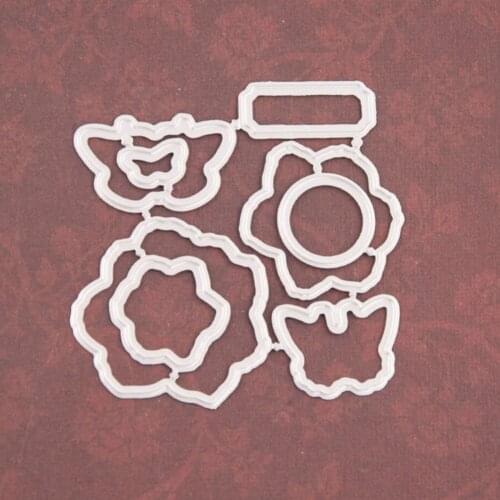 Butterfly Thanks Word Transparent Clear Stamp and Cutting Dies Silicone Seals Scrapbooking /Card Making/Photo Album Decoration