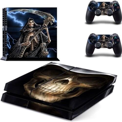 Grim Reaper Style PS4 Skin Sticker for Playstation 4 Console & 2 Controllers Decal Vinyl Protective Skins Style 6