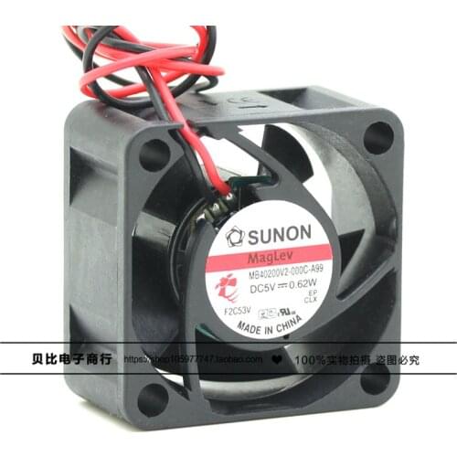 Sunon Maglev MB40200V2-000C-A99 DC5V 0.62w 4020 40 40*40*20MM Fan 3D Printer fan power supply axial cooling fan