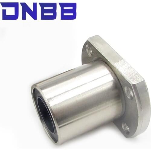 1pc LMH6UU LMH8UU LMH10UU LMH12UU LMH16UU LMH20UU LMH25UU type Nickel plating flange linear bearing for 3D printer linear Rod