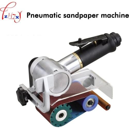 1pc Pneumatic sandpaper machine, polisher CY-720B powerful ring belt sanding machine grinding machine tool