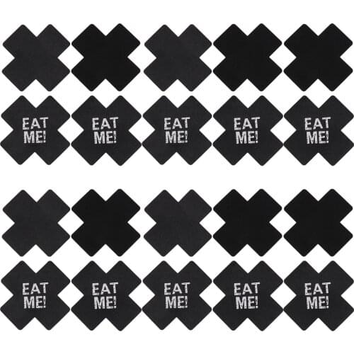 10 Pairs Women Nipple Cover Breast Lift Tape Disposable Adhesive Nipple Stickers Invisible Cross Breast Pasties Bra Accessories