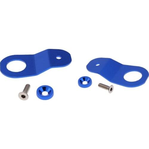 2pcs Cooler Strut Bracket Support Antirust For Civic EK 1992 95 Blue
