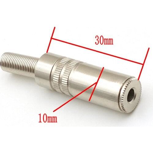 3.5mm mono Audio socket Audio headphone Cable connector