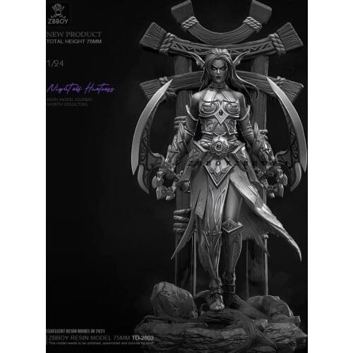 75mm Resin model kits DIY figure self-assembled TD-2803