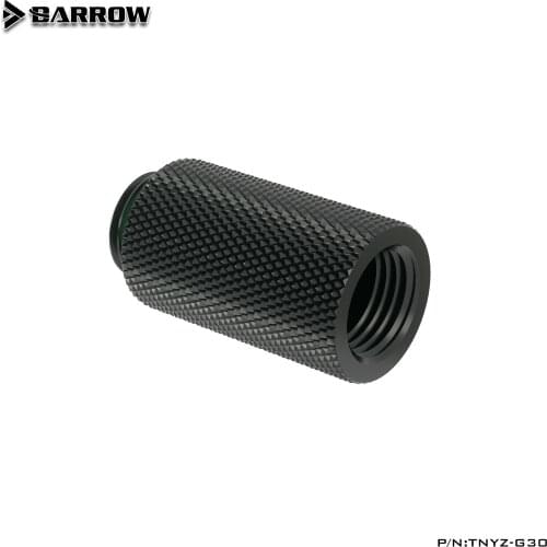 BARROW (Extend 30mm) Fitting G1/4'' M to F Extend Connect Adapter Male to Female Increase 30mm Length Connector Cooling System