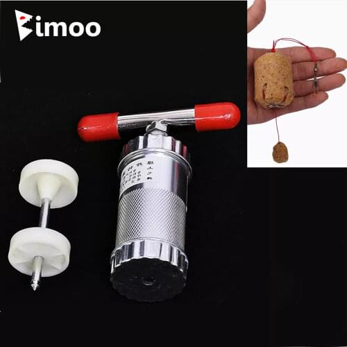 Bimoo Metal & Plastic Carp Bait Compressor Groundbait Explosion Hook Bait Mould Lure Shaping Tool for Carp Fishing Tackle