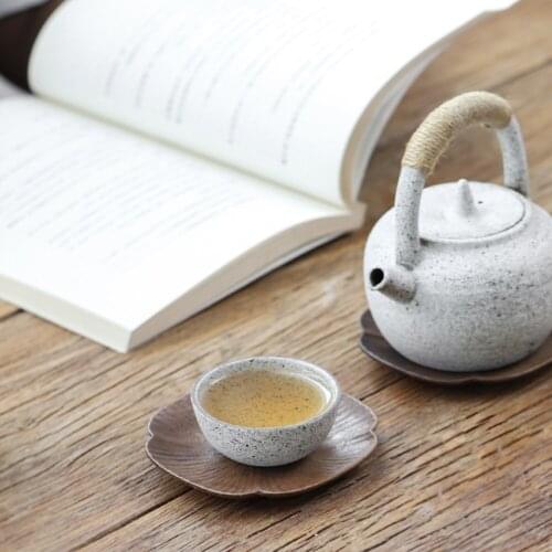 Tea Coffee Cup Pad Black Walnut Wood Coasters Desktop Decor Heat Resistant Placemats Drink Mat Classical Style Mat For Home