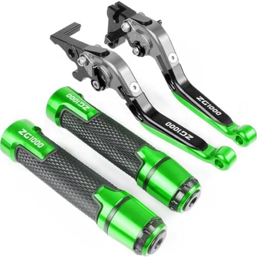 For KAWASAK ZG1000 CONCOURS 1992-2006 2002 2003 2004 2005 Motorcycle CNC Adjustable Foldable Brake Clutch Lever Handle Grips Set