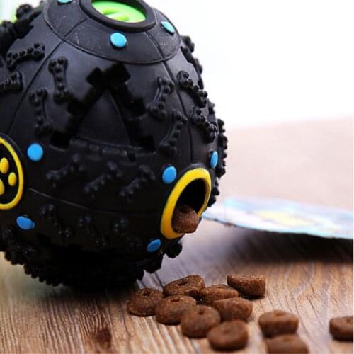 Monster Squeak Interactive Pet Food Dispenser Dog Toys Ball For Kids Pitbull Golden Retriever Toys Animals Game Products 7cm