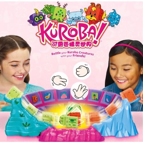 Kuroba Battle Packs Finger Guessing Game Rock-Paper-Scissors Animal Elf Figure Mora Arena Deformation Kid Girl Family Party Toys