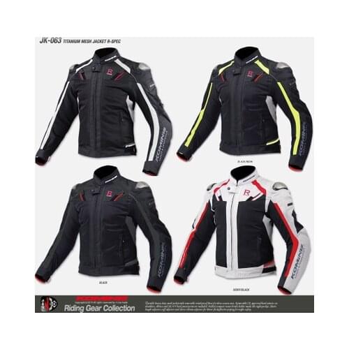 Komine jk 063 titanium alloy automobile race motorcycle jacket ride service popular brands clothing