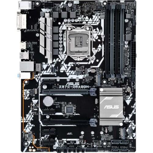 ASUS Z370-DRAGON LGA 1151Desktop Motherboard LGA 1151 DDR4 64GB Intel Z370 Core i7/i5/i3/Celeron cpus M.2 USB3.1 ATX Mainboard