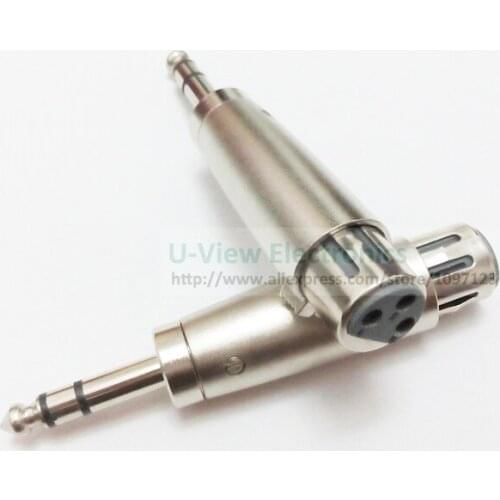 NCHTEK Microphone XLR 3Pin Female to 6.35MM Stereo Male MIC Plug Connector Adapter/Free DHL Shipping/100PCS