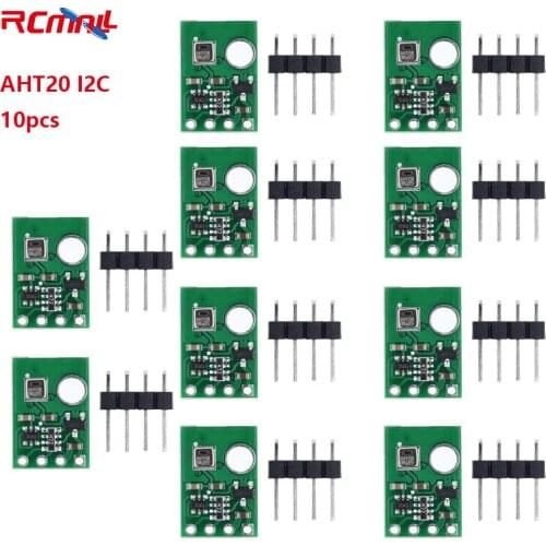 High-precision AHT20 I2C Temperature and Humidity Sensor Module DHT11 AHT10 Upgraded Version for Arduino 10pcs