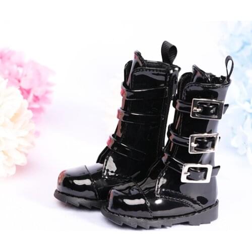 New BJD doll SD doll 1 / 4doll shoes black shoes middle tube boots doll boots