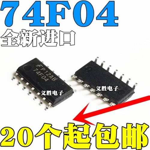 New and original 74F04 74F04SCX SOP14 Encapsulate the SOP - 14, 14 feet, a new logic chips, inverter no.6 logical core