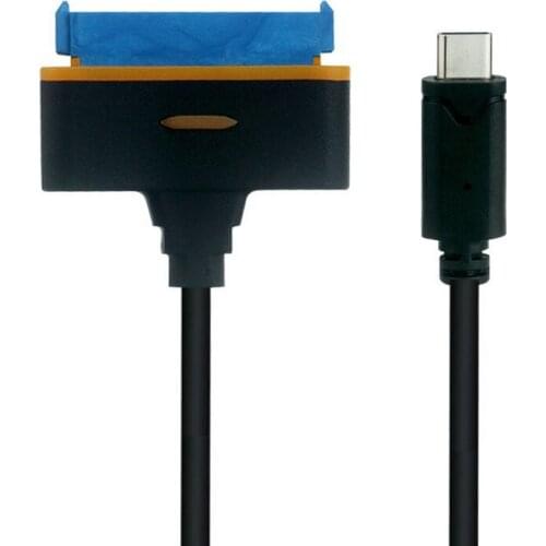 Wholesale/100PCS USB TYPE C 3.1 To SATA, USB TYPE C 3.1 To 2.5 Inch SATA III Hard Drive Adapter Cable With