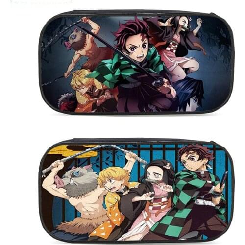 Pencil Bag Case Storage Cosmetic Bag Childrens Cartoon 3D Print Kids School Supplies Stationery Make Up Box Anime Pen Bag C310