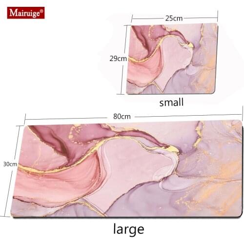 Pink Marble Mousepad Computer Gamer Mouse Pad 40X90 Gaming Accessories Desk Mat Keyboard Desk Mats Desk Pad Art Tapis De Souris
