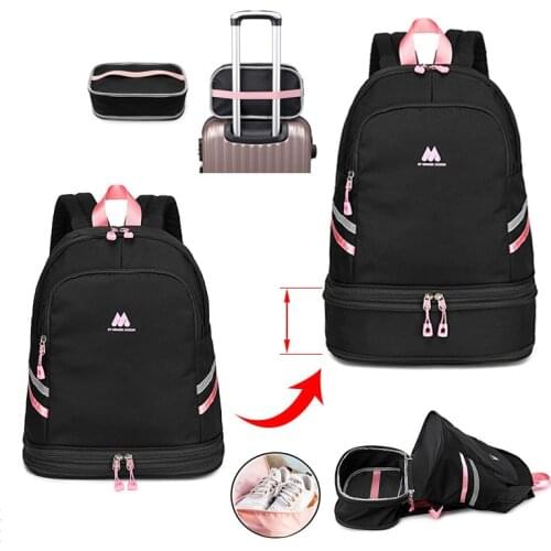 Sports Backpack Waterproof Nylon Gym Yoga Fitness Travel Shoe Handbag Academy For Gymnastics Men Swimming Shoulder Bag Woman
