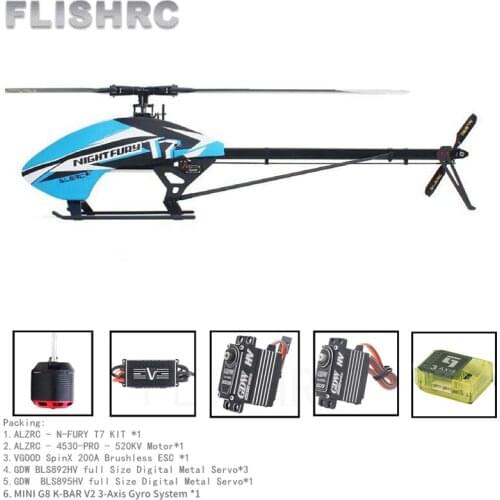 ALZRC - N-FURY T7 FBL Super Combo RC Helicopter