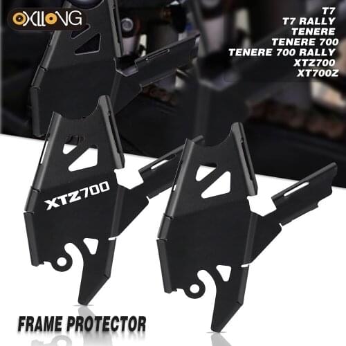 For YAMAHA TENERE 700 T7 Rally Tenere 700 Rally XT Z700 700Z 2019 2020 2021 Motorcycle Frame Guard Covers Protection Accessories