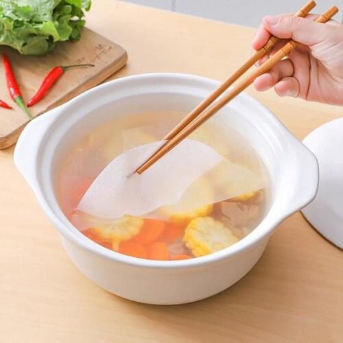 12PCS Kitchen Food Grease Sheet Professional Food Oil Absorbing Sheet Baking Supplies Food Blotting Paper Oil Filter Paper