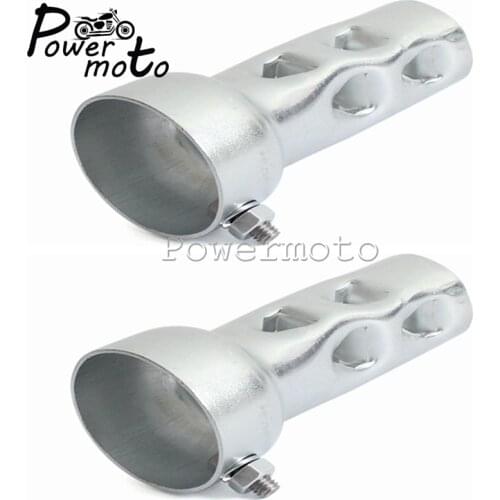 2PCS Motorcycle 47mm Exhaust Can Muffler Insert Baffle DB Killer Silencer For Harley Cafe Racer