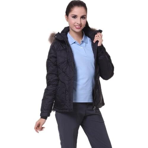 2020 New Arrival Women Down Jackets Winter 90% White Duck Down Raccoon Fur Hooded Winter Down Coat Warm Woman Clothes Streetwear
