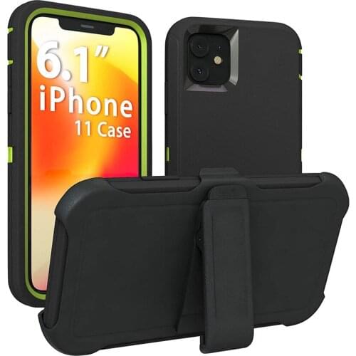 3 in 1 Case for iPhone 12 Pro Max Mini ShockProof Defend Cover for iPhone 11 pro Max 6 6S 7 8 Plus X XS MAX XR Case Fundas