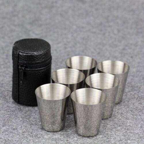 4pcs/set 30ml Outdoor Camping Tableware Travel Cups Set Picnic Supplies Travel Climbing Picnic Tea Milk Coffee Cup
