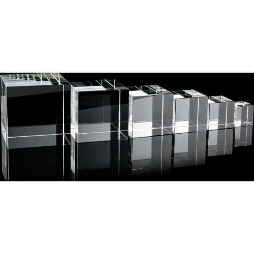 50*50*50mm Four-sided crystal cube artificial crystal creative rainbow children photo for sale