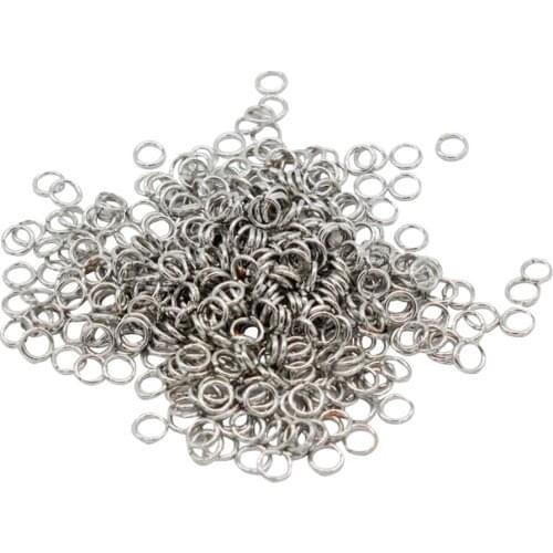 500Pcs 4mm 5mm 6mm Open Jump Rings Link Loops DIY Jewelry Making Connector