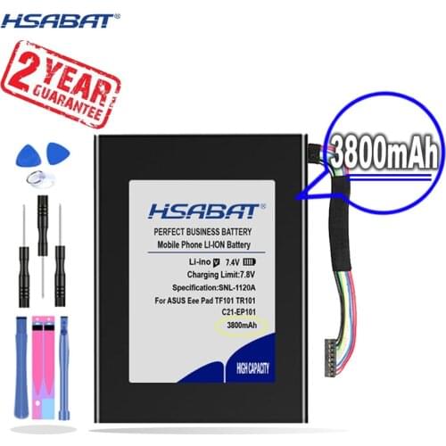 New Arrival [ HSABAT ] 3800mAh C21-EP101 Battery for ASUS Eee Pad TF101 TR101 TF101-B1 X11B001A 1B002A 1B004A 1B006A 1B011A