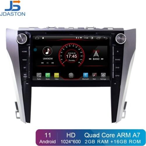 JDASTON Android 10.0 Car DVD Player For toyota camry 2015 2016 2017 2018 2 Din Car Radio GPS Navigation Multimedia Stereo WIFI
