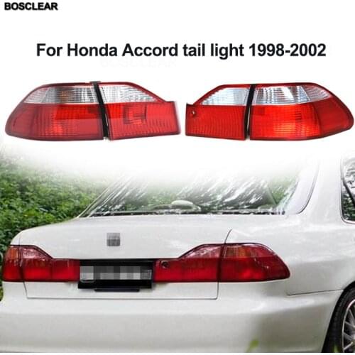 Car styling LED Taillight For Honda Accord 1998 99 2000 2001 2002 Rear Lamps + Brake Light + Reverse Light + Turn Signal