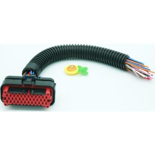 1 set 35 Pin Tyco AMP Female Automotive Waterproof ecu wire Wiring Harness auto Plug 776164-1 with 15cm cable